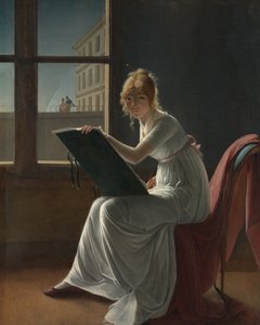 マリージョセフィーヌシャルロットデュヴァルドグネス1786-1868、1801年。 作： Marie Denise Villers