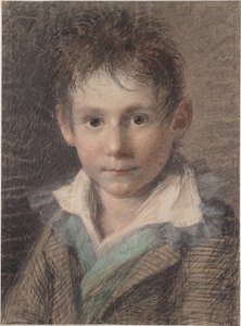 男の子の半身像。 作： Marie Ellenrieder