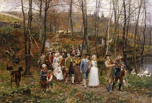 結婚式の行列、1879 作： Marie Francois Firmin Girard