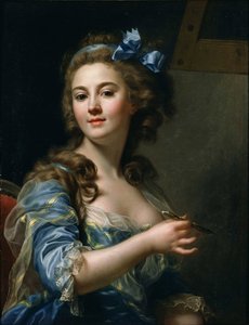 「自画像」 マリー=ガブリエル・カペ (1761-1818) 画 1783年 国立西洋美術館、東京 作： Marie Gabrielle Capet