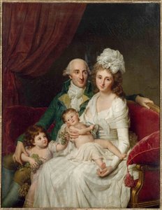 1791〜1792年、ブルターニュとその家族の会計係であるムッシュオリーブ。 作： Marie Genevieve Bouliard