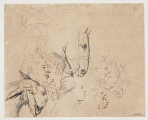 1772 年の宮殿革命の人物 作： Marie Jeanne Clemens