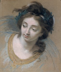 女性の頭」1780年    作： Marie Louise Élisabeth Vigée Lebrun