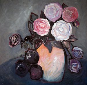 優雅な絵画のバラ 作： 