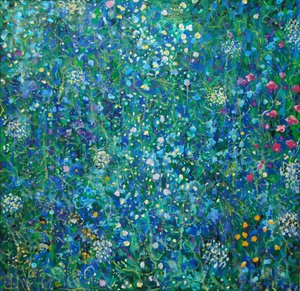 色鮮やかな花畑 作： 