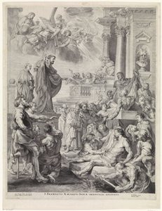 H. Franciscus Xavier wekt een dode tot leven 聖フランシスコ ザビエル、東インドの使徒 (オブジェクトのタイトル)