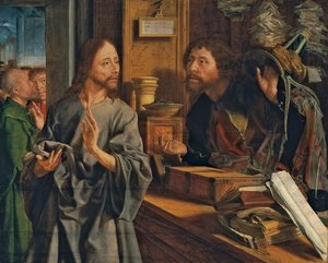 聖マタイの召し、1530年頃 作： Marinus van Roejmerswaelen