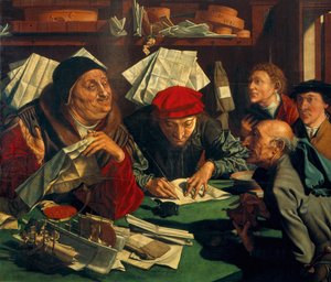 弁護士事務所、1545年 作： Marinus van Roejmerswaelen