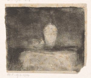 花瓶のある静物 作： Marinus van der Maarel