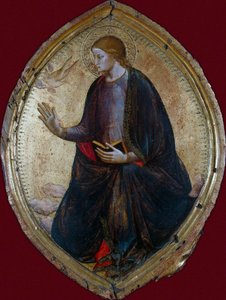聖母受胎告知、1400 年から 1410 年の間。 作： Mariotto di Nardo