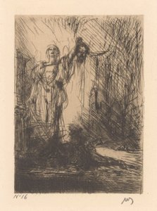 首を切断された死刑執行人 作： Marius Bauer (signed by artist)