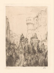 象との行列 作： Marius Bauer (signed by artist)