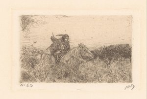 ライダー 作： Marius Bauer (signed by artist)