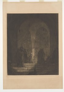 モスクのポーチ 作： Marius Bauer (signed by artist)