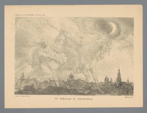 St. Nikolaas te Amsterdam (オブジェクトのタイトル) 作： Marius Bauer