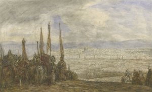 エルサレム前のトルコ軍 作： Marius Bauer