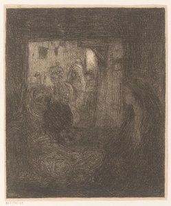 ベールをかぶった二人の女性 作： Marius Bauer