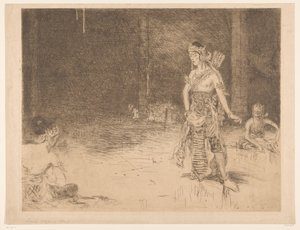 ワヤン・ウォン (オブジェクトの原題) H.M.女王の銀婚式へのインドの賛辞（オリジナルのシリーズタイトル） 作： Marius Bauer