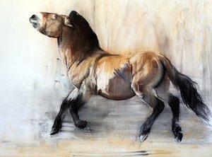 古代の馬（冬のプシェバルスキー）, 2014 作： Mark Adlington