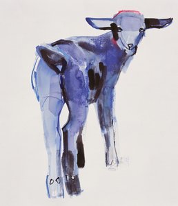 Blue Kid、Cazalla de la Sierra、1999（紙のミクストメディア） 作： Mark Adlington