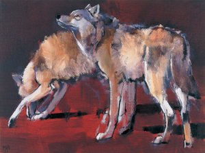 オオカミ、2001 作： Mark Adlington