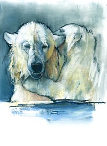 母、2016年（紙にパステルとパステルを含む） 作： Mark Adlington