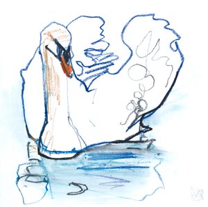白鳥の湖、2021年 作： Mark Adlington