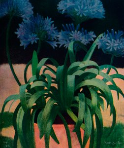 アガパンサス、1914、c1932 作： Mark Gertler