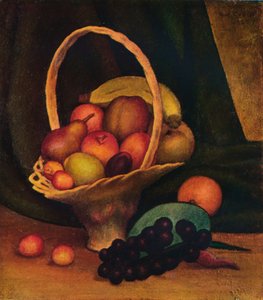 果物のバスケット、c1922 作： Mark Gertler