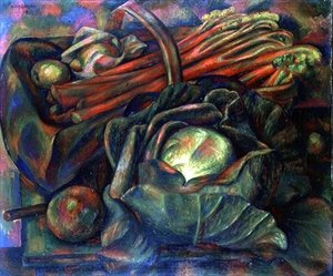 キャベツとルバーブ 作： Mark Gertler