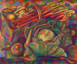 キャベツとルバーブサボイグリーン、1929 1930 作： Mark Gertler
