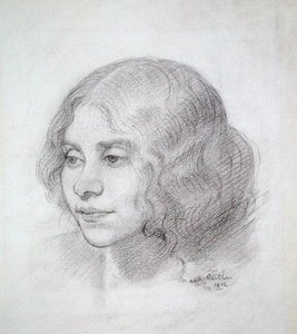 女の子の頭 作： Mark Gertler