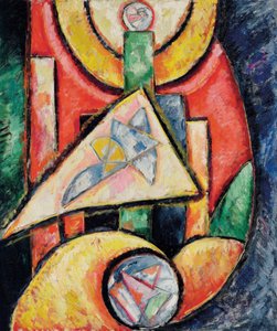 抽象化 作： Marsden Hartley