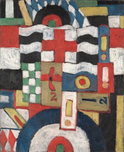 軍事、1914年〜1915年 作： Marsden Hartley