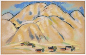 ニューメキシコ・ヒルズ 作： Marsden Hartley