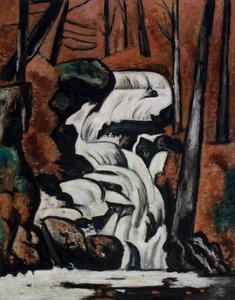 ワカサギの滝 作： Marsden Hartley