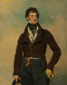 紳士の肖像、1815～1830年頃（キャンバスに油彩） 作： Martin Archer Shee