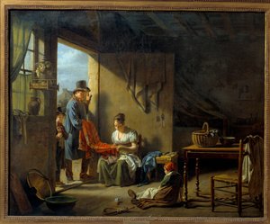 行商人。マーティン・ドローリング（1752-1817）による絵画