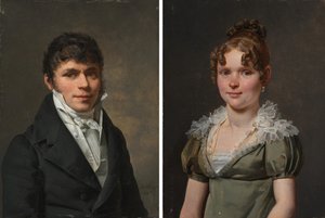 ニコラ・ルイ・ファレとマダム・ニコラ・ルイ・ファレ 作： Martin Drölling