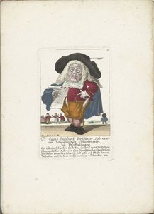 1710 年頃、提唱者としてのルーカス ヒルツヴィク 博士 Lucas Hirnzwik、Swabian Schnekenfeld の有名な擁護者、アンズタケについて (オブジェクトのタイトル) Il Callotto resurcitato または Newly Furnished Small Cabinet (シリーズ タイトル) 作： Martin Engelbrecht (attributed to)