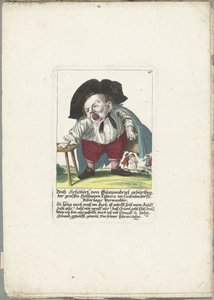 ドワーグ ファイト シェーベル フォン ギュンペンドリエル、1710年頃 Veith Schöberl von Gümpendriel 生まれ、Crabatendörffl の大きな Holllippen Fabrica、Niderlag の親戚 (オブジェクトのタイトル) Il Callotto resurcitato または Newly Furnished Small Cabinet (シリーズ ti 作： Martin Engelbrecht (attributed to)