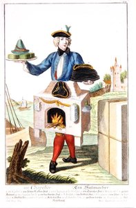 A Milliner（カラーリトグラフ） 作： Martin Engelbrecht