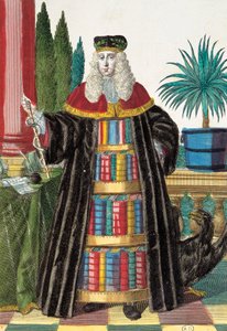 医師、マルティン・エンゲルブレヒト（1684-1756）の「Assemblage des nouveau manouvries habilles」の彫刻、ドイツ 作： Martin Engelbrecht