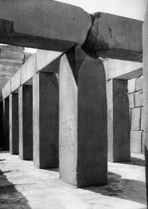 花崗岩の寺院、ギザ、エジプト、1937