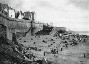 サンマロ、フランス、ブルターニュ、1937 作： Martin Hurlimann