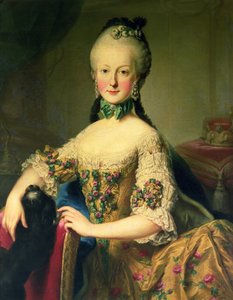 オーストリアのマリアテレジア皇后（1717-80）とフランシス1世（1708-65）の6番目の子、マリアエリザベスハプスブルク-ロートリンゲン大公（1743-1808）
