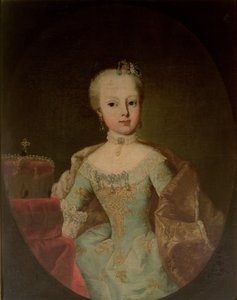 オーストリアのマリアテレジア皇后（1717-80）とフランシス1世（1708-65）の12人目の子、マリアジョセフアハプスブルク-ロートリンゲン大公（1751-67） 作： Martin II Mytens or Meytens