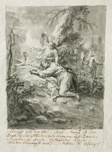 オリーブ山のキリスト 作： Martin Johann Schmidt