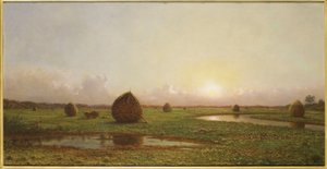 干し草の山、1876〜88年頃 作： Martin Johnson Heade