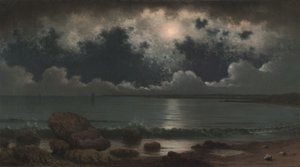 ポイントジュディス、ロードアイランド、1867-1868。 作： Martin Johnson Heade